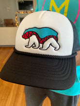 Load image into Gallery viewer, Bear Bridge White Puffy Hat - Sold Out