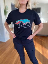 Load image into Gallery viewer, Bear Bridge Black Tee - Find @ Oxbeau!